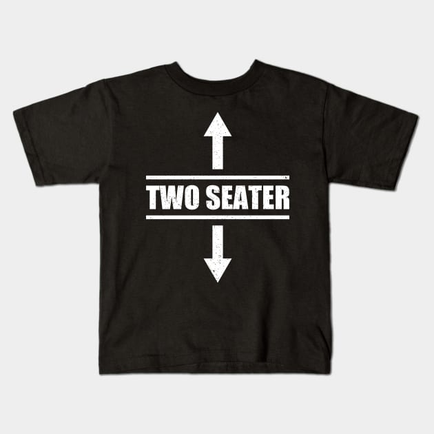 Two Seater Arrows Funny College Humor Sarcastic Kids T-Shirt by Love Newyork